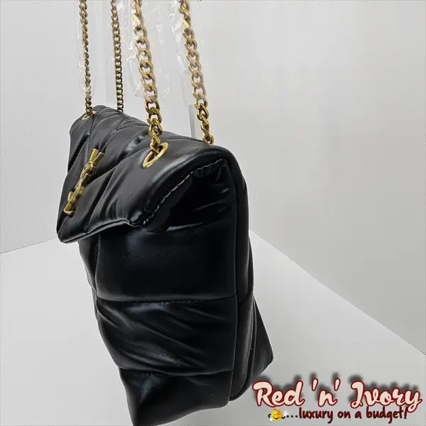 Black Luxe Chain Shoulder Bag (AAD)