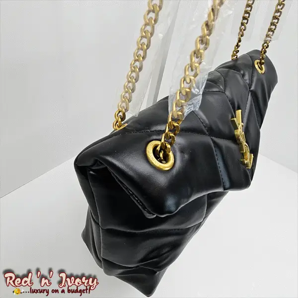 Black Luxe Chain Shoulder Bag (AAD)