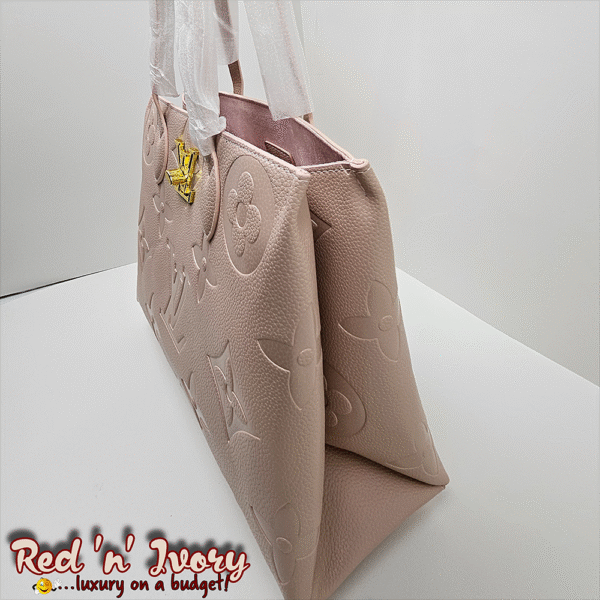 Blush Pink Embossed Tote (AAG)
