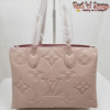 Blush Pink Embossed Tote (AAG)