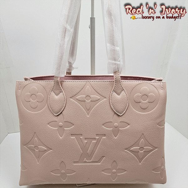 Blush Pink Embossed Tote (AAG)