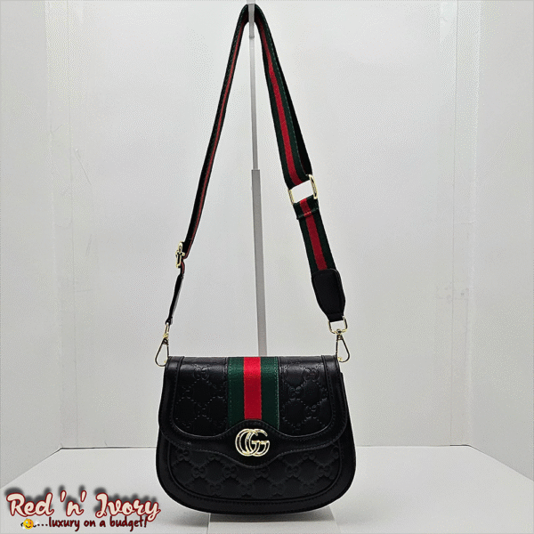 AAJ1 Designer-Inspired Black Crossbody (AAJ)