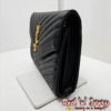 Black Quilted Chain Shoulder Bag (AAQ)
