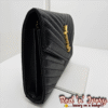 Black Quilted Chain Shoulder Bag (AAQ)