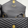 Black Quilted Chain Shoulder Bag (AAQ)