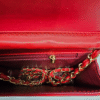 Red Quilted Wallet on Chain (AAS)
