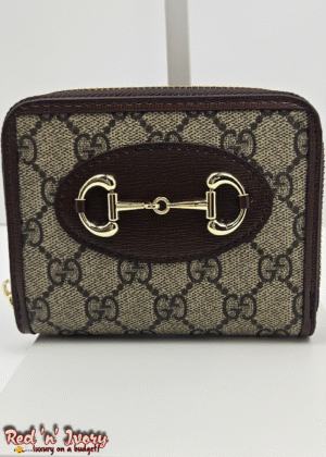 Monogram and Brown Compact Zip Wallet (BAM)