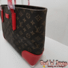 Brown with Red Accents Monogram Tote (BAO)