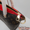 Zip-Top Handbag – Monogram with Red Detail (BAP)