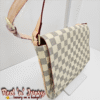 BAS2 Flap Bag – White & Grey Check (BAS)