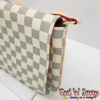 BAS3 Flap Bag – White & Grey Check (BAS)