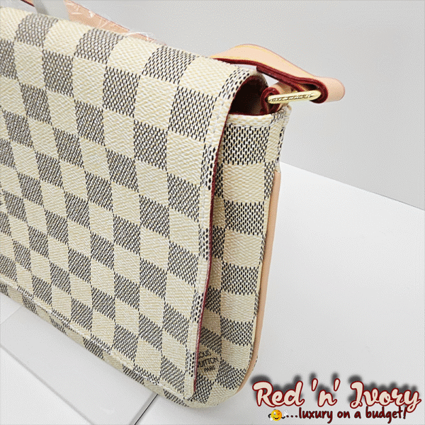 BAS3 Flap Bag – White & Grey Check (BAS)