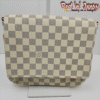 BAS6 Flap Bag – White & Grey Check (BAS)