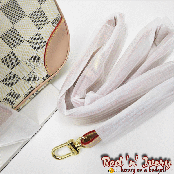 Crossbody Set – White & Grey Check (BAU)