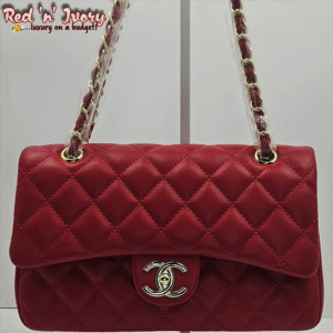 Classic Red Quilted Flap Bag (CAE)