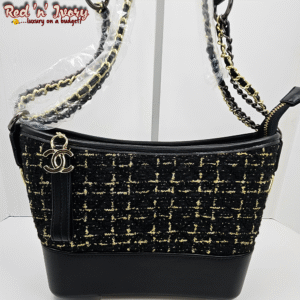 Tweed & Leather Bucket Bag (CAS)