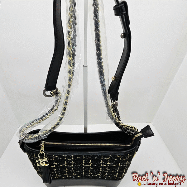 Tweed & Leather Bucket Bag (CAS)