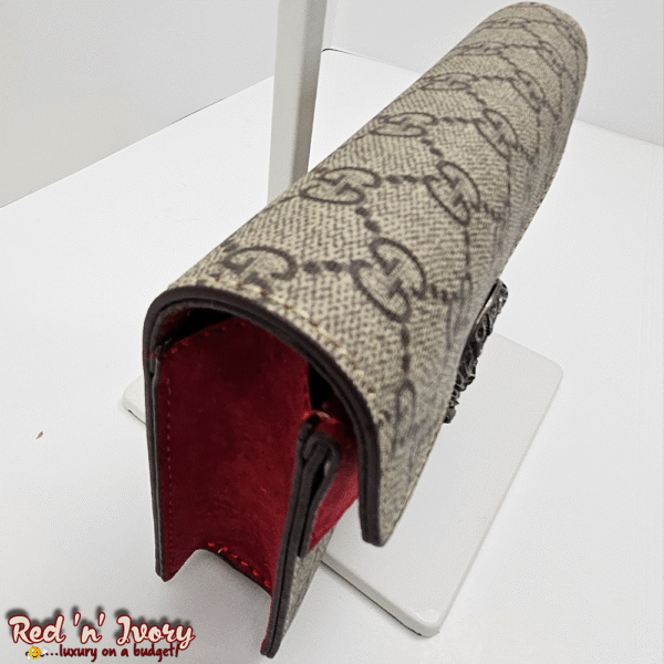 Red Interior Mini Chain Bag (CAZ)