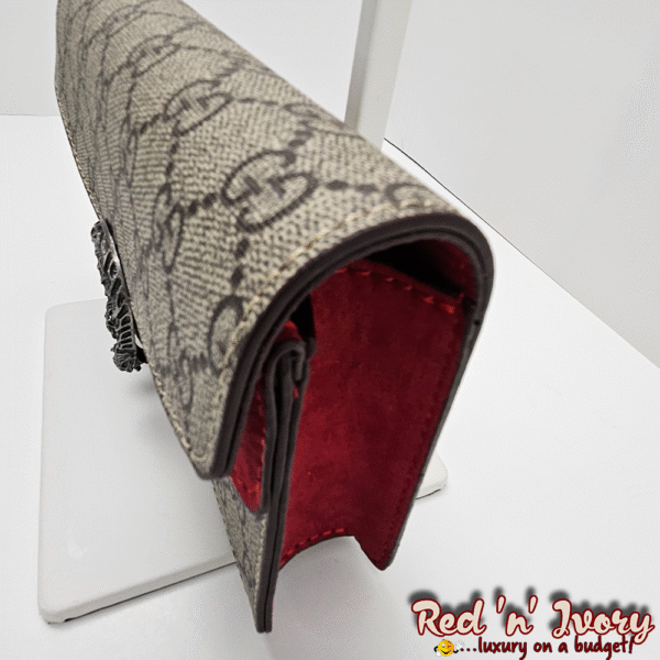 Red Interior Mini Chain Bag (CAZ)