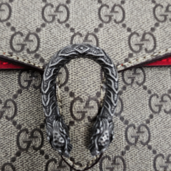 Red Interior Mini Chain Bag (CAZ)