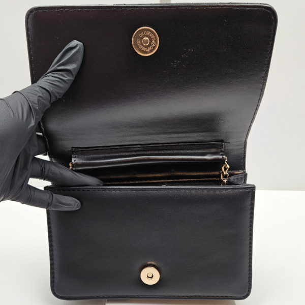 Black Quilted Mini Bag (DAP)