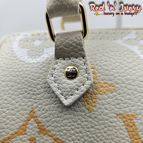 Cream Monogram Mini Speedy (DAR)