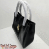 Black Structured Bamboo Tote (DAX)