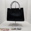 Black Structured Bamboo Tote (DAX)