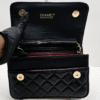 Classic Black Quilted Shoulder Bag (EAW)