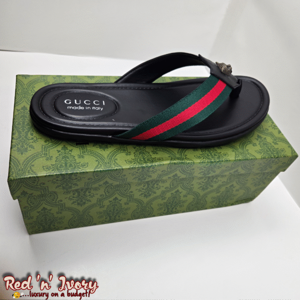 Tiger Head Men's Leather Sandals (FAC)