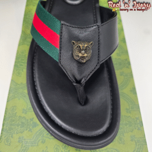 Tiger Head Men's Leather Sandals (FAC)