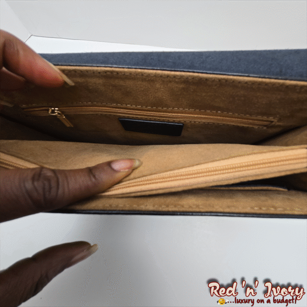 Men's Black Leather Clutch (FAE)