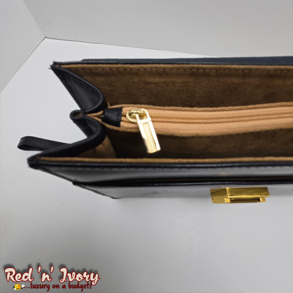 Men's Black Leather Clutch (FAE)