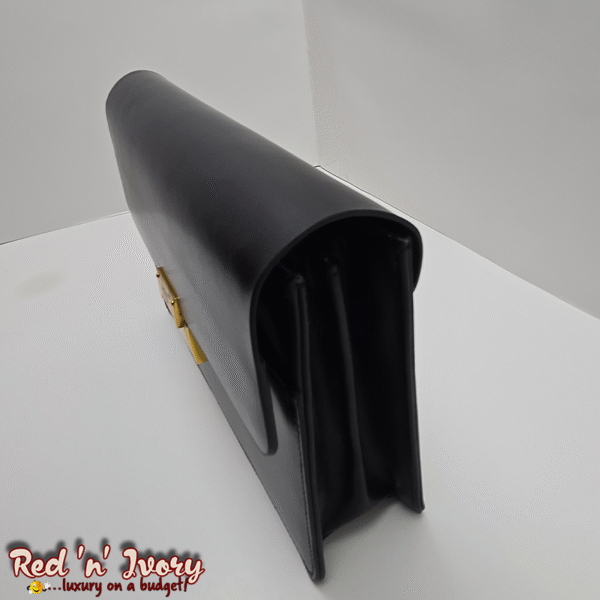 Men's Black Leather Clutch (FAE)