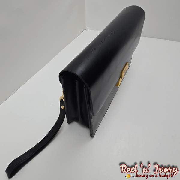 Men's Black Leather Clutch (FAE)