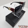 FAK2 Burgundy Luxe Square Sunglasses (FAK)