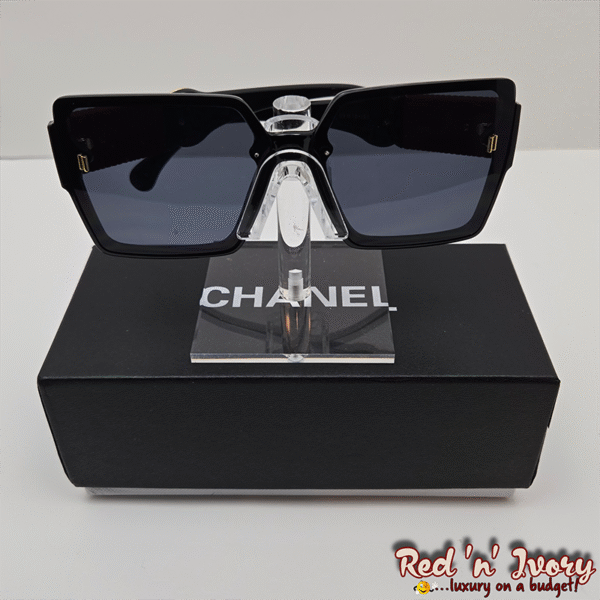 FAK4 Burgundy Luxe Square Sunglasses (FAK)