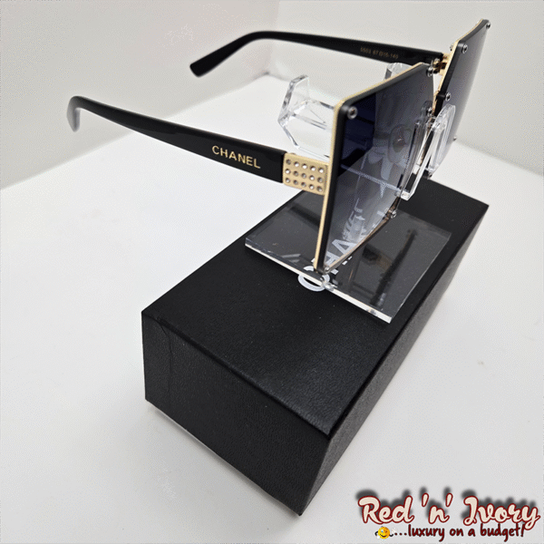 Studded Shield Sunglasses (FAO)