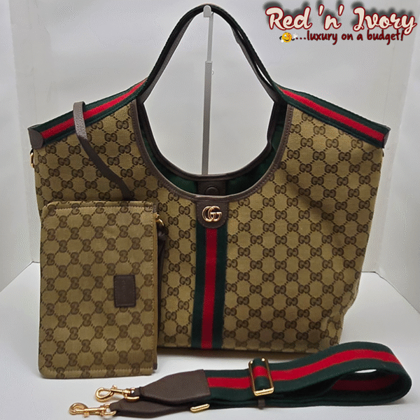 FAU1 Classic Monogram Tote Set (FAU)