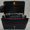Elegant Black Quilted Shoulder Bag (EAC)