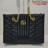 Black Quilted Chain Tote (EAD)