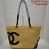 Mustard Quilted Tote (EAF)