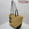 Mustard Quilted Tote (EAF)