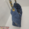 Denim Quilted Bucket Bag (FAW)