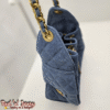 Denim Quilted Bucket Bag (FAW)