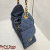 Denim Quilted Bucket Bag (FAW)