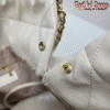 Elegant White Quilted Shoulder Bag (FAY)