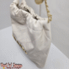 Elegant White Quilted Shoulder Bag (FAY)