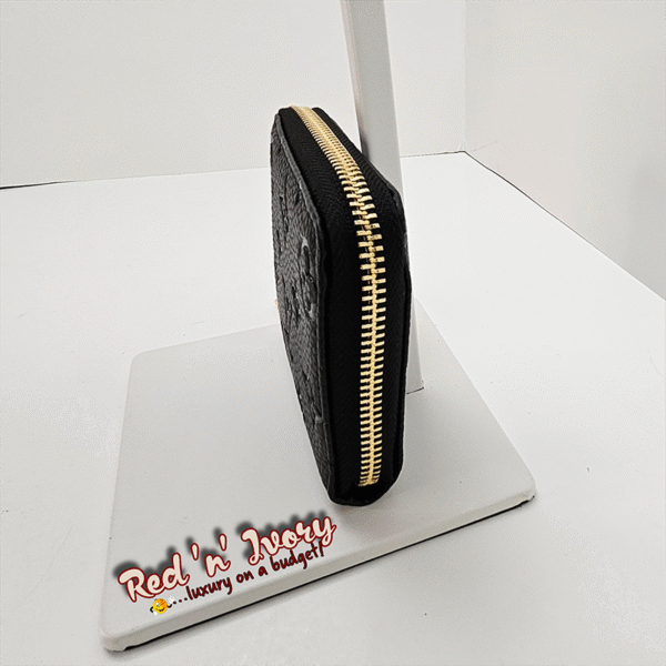 Midnight Monogram Zip-Around Wallet (EAH)