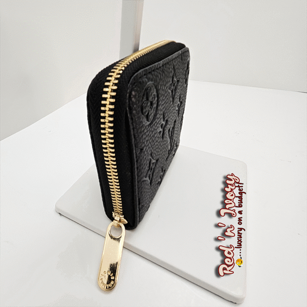 Midnight Monogram Zip-Around Wallet (EAH)